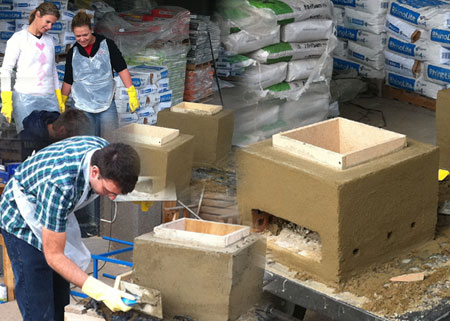 Basic plastering workshop - make a fire pit