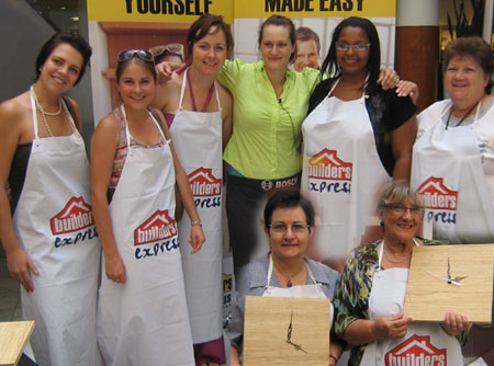 DIY Divas in Cape Town at the opening of Builders Express