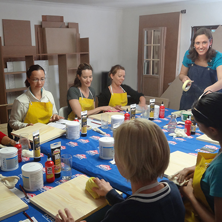 DIY Divas Painting Techniques Workshops in randburg ridge johannesburg