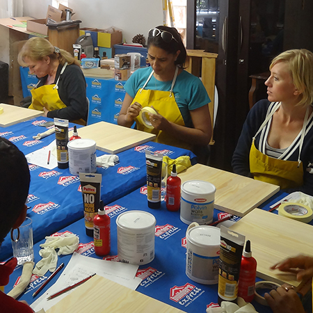 DIY Divas Painting Techniques Workshops in randburg ridge johannesburg